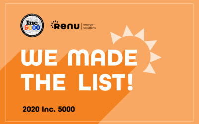 Renu Ranks on the Inc. 5000
