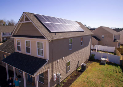 solar on residential roof