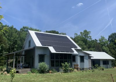 Here is a solar installation at Wild Hope Farm