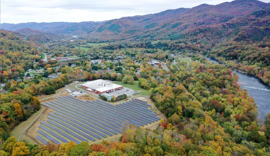 duke energy microgrid in Asheville area