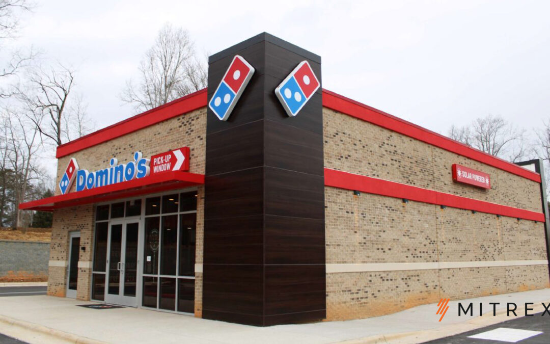 Renu Energy Solutions Installs the First Mitrex Solar-Powered Domino’s Restaurant Facade