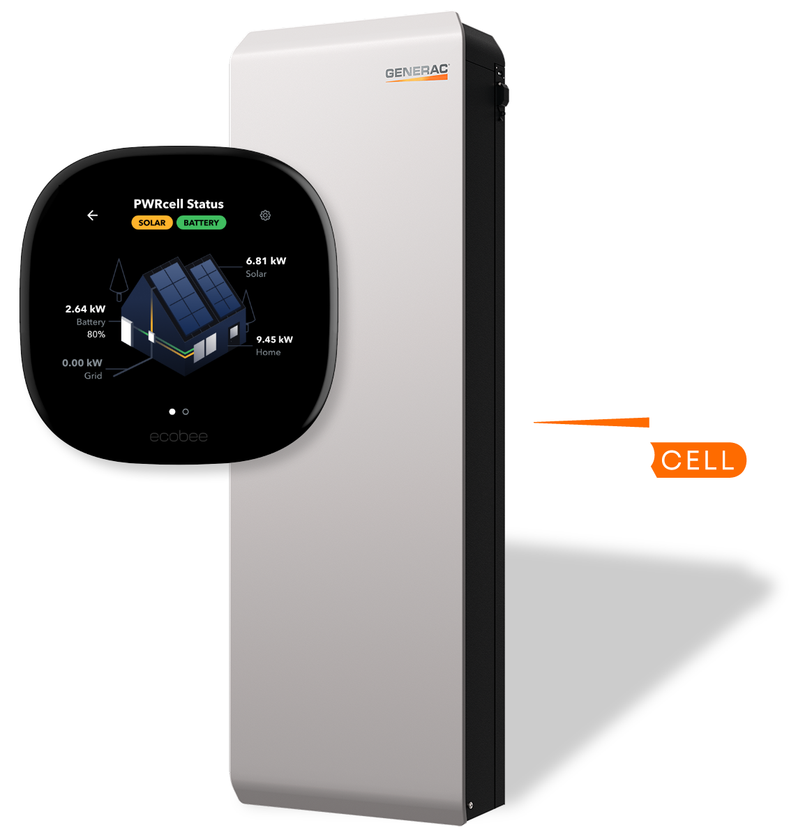 generac battery and ecobee