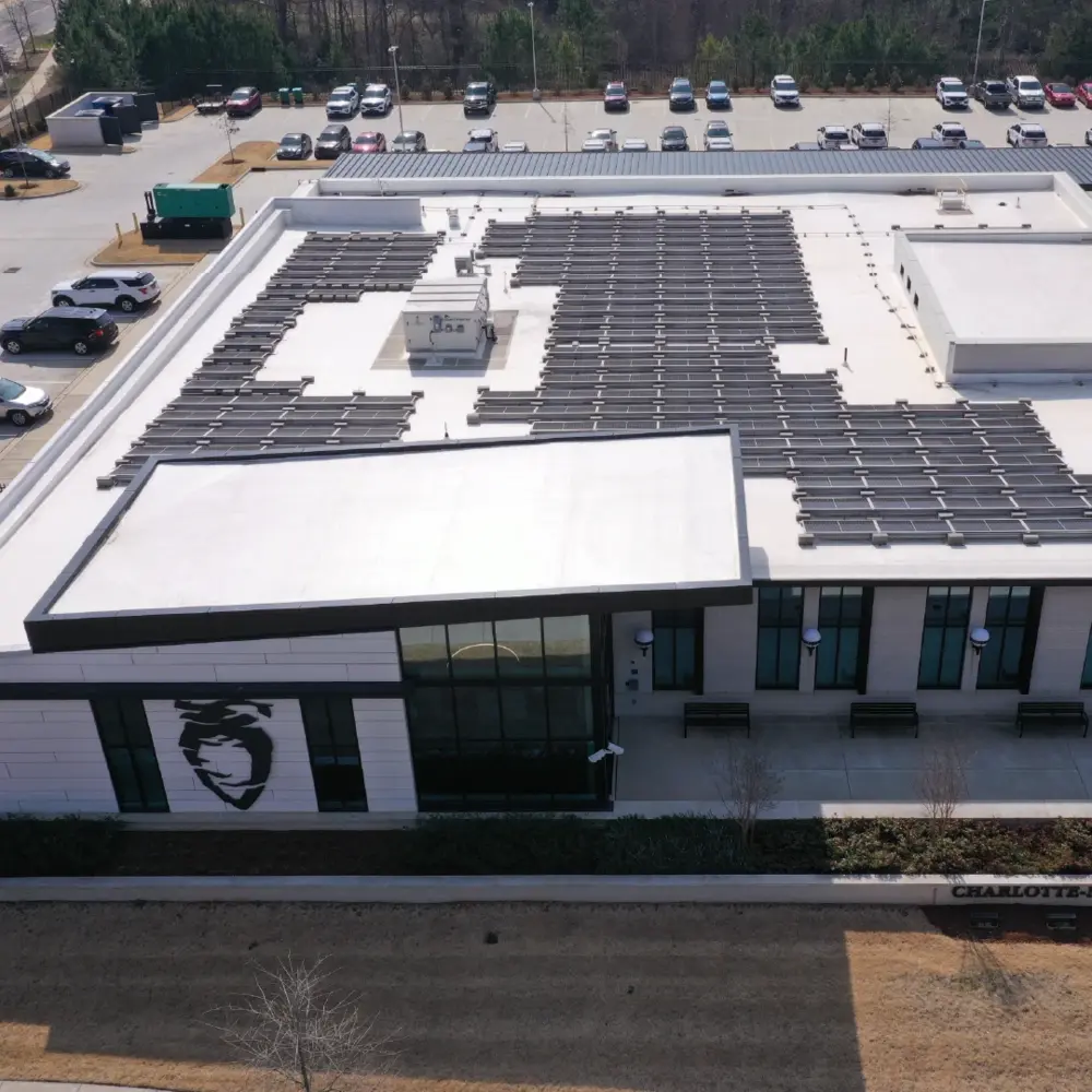 solar on CMPD building