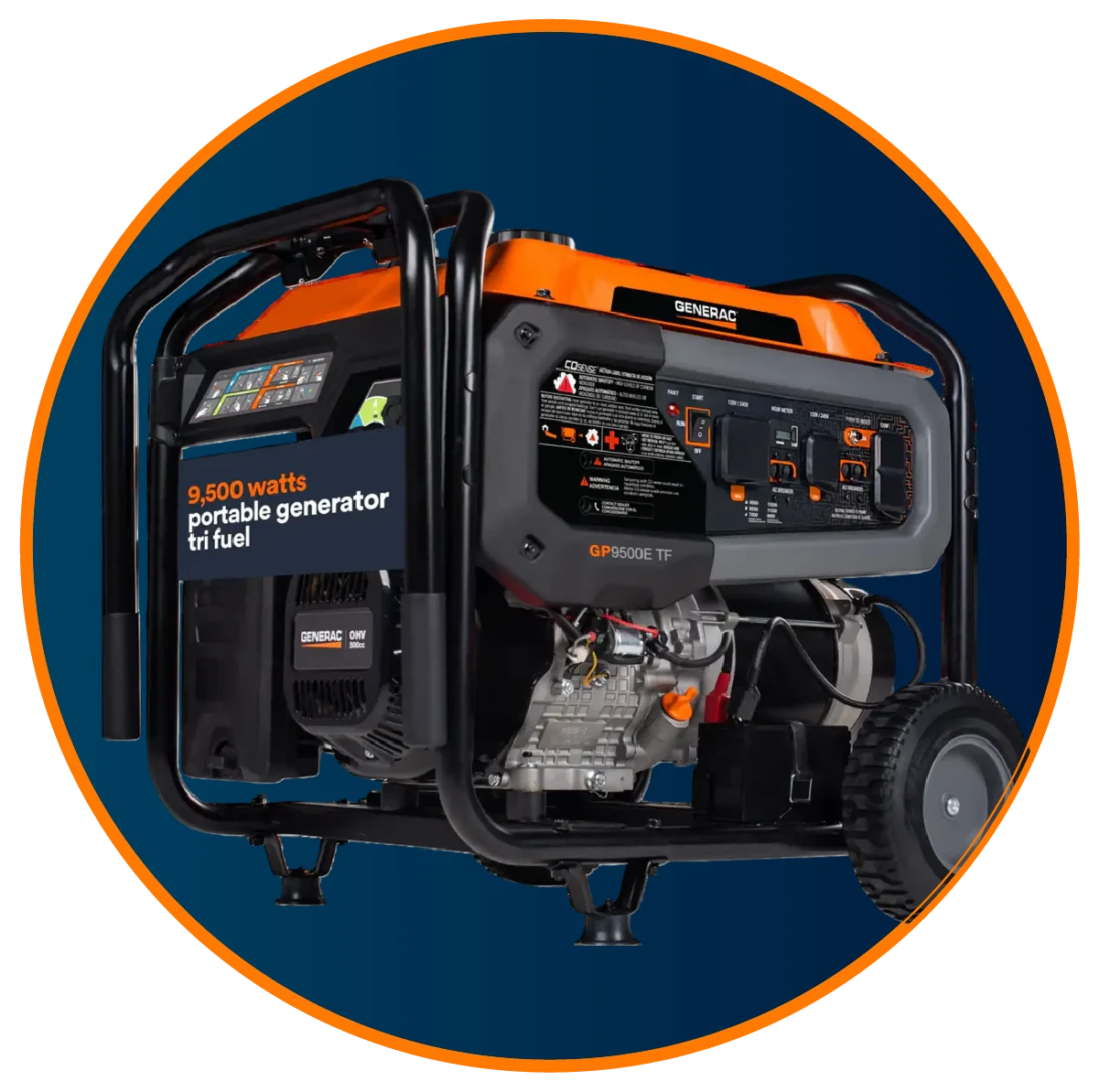 Large sized portable generator